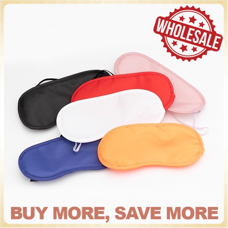 [Ready Stock] Pure3D Silk Eye Cover Sleep Eye Mask Sleeping Patch Eyemask Blindfolds Women Men Shade Soft Eye Patch