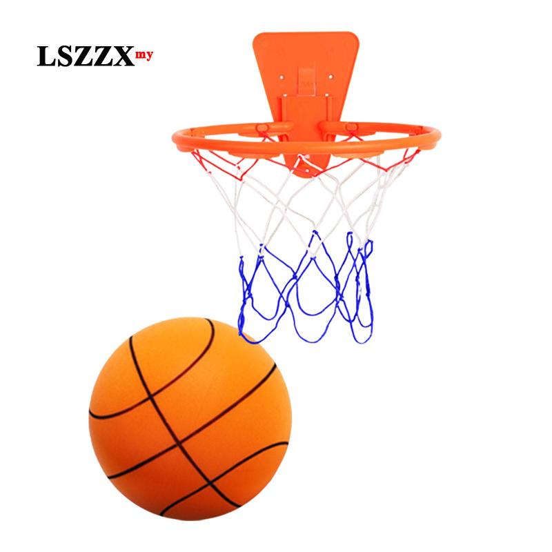 [LszzxMY] Silent Basketball with Hoop Soft for Various Indoor Activities Foam Basketball