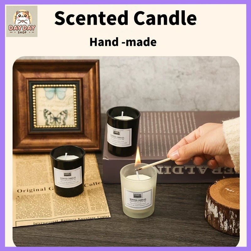 COD Minimalist Scented Candle Aromatherapy Lilin Wangi Aromatherapi Wedding Doorgift Kahwin Lilin Murah Wangi