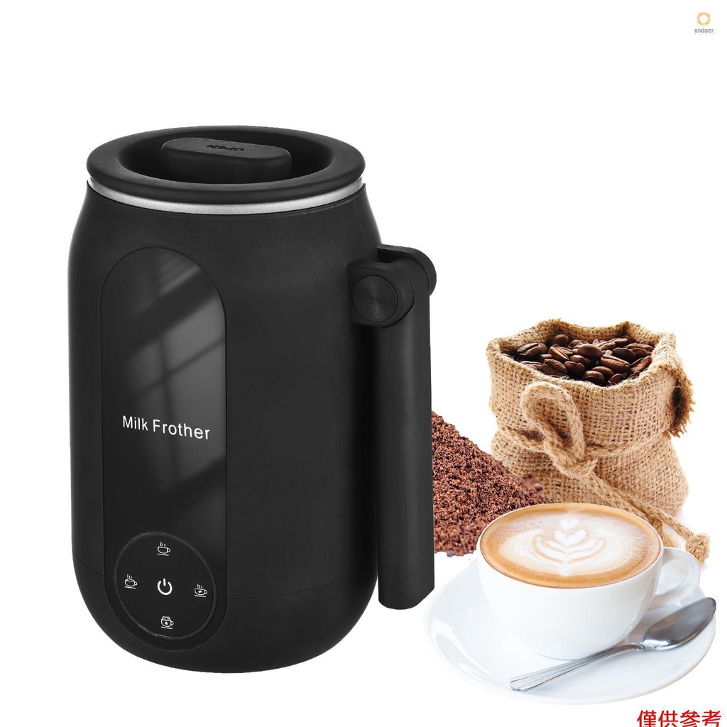 Electric Milk Frother Cooker for Frothing 4-in-1 Milk Steamer with Rotatable Handle Foam Maker for Coffee/Latte/Cappuccino HOT 1