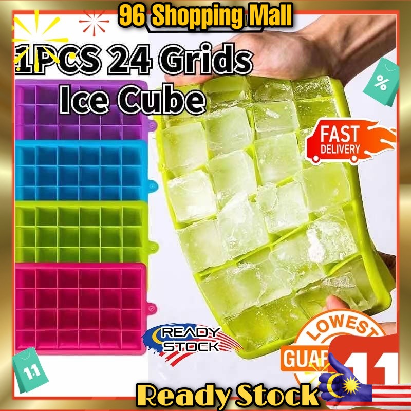 15/24/36 Grids Silicone Ice Cube Tray Maker With Cover - Ice Candy Cake Pudding Chocolate Mould Tray