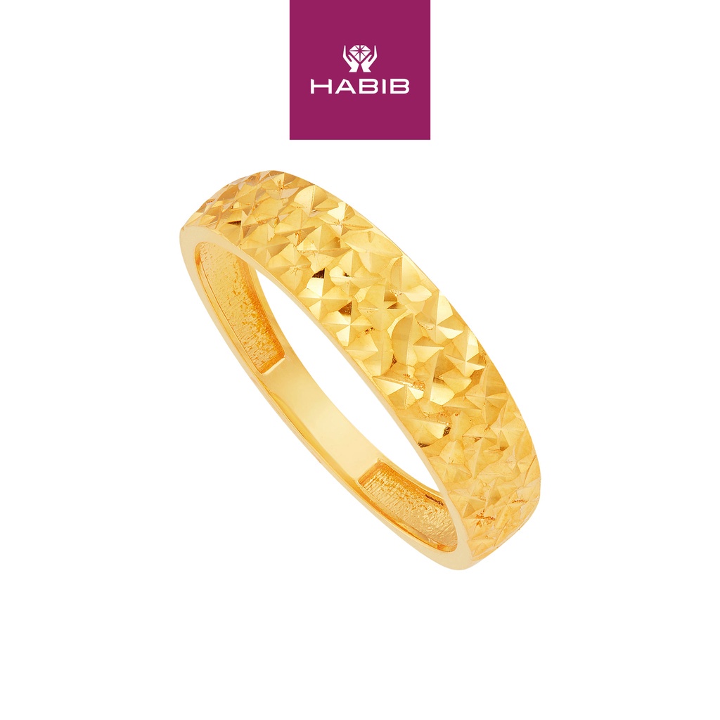 HABIB Oro Italia 916 Yellow Gold Ring GR49810523 (22K Gold)