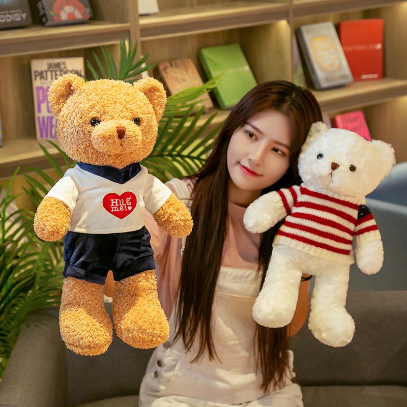 Premium Reliable 30/40/50cm Stuffed Animal Bear Doll Cute Teddy Plush Toys Christmas Birthday Gifts Versatile Purpose - Image 4