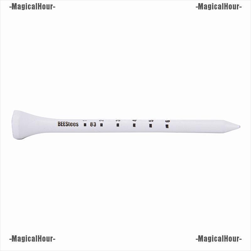 Versatile Premium PT# Sports&Fitness 50PCS Professional Golf Tees 83mm White Wood Tee Scale - Image 4