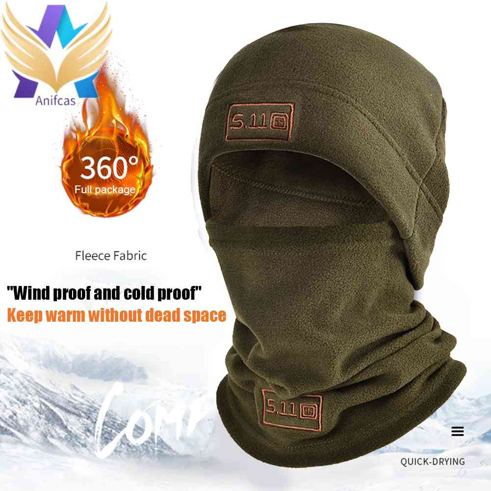 Essential Quality Winter Fleece Balaclava Hood Face Mask Sports Motorcycle Cycling Ski Hat Scarf Have Multi - Image 2