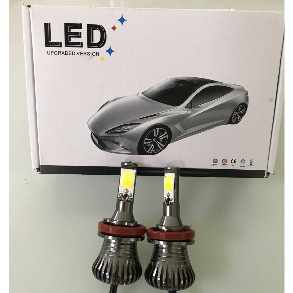 2PCS dual color Fog Lamp for For Perodua Myvi gen2 gen3 /  Bezza / Alza / Axia Se H8 H11 car fog light white Lampu Spotl