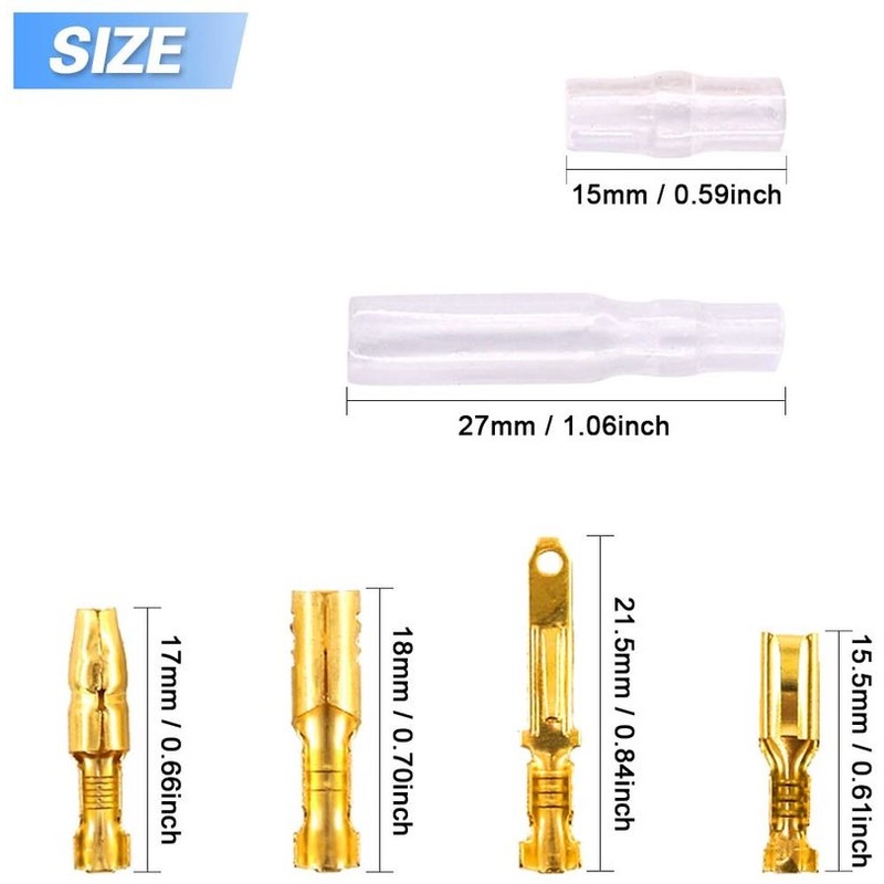 Have Durable 580PCS 2.8 mm 2/3/4/6/9 pin Autos Electrical Insulated Wire Male Female Housing Kit Spade Connector Prem... - Image 4