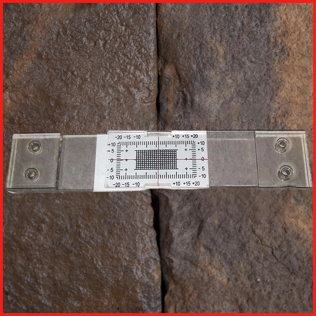Crack Gauge Monitor Accurate Crack Monitoring Record Tool Crack Measuring Instrument for Monitoring Wall iadmy iadmy