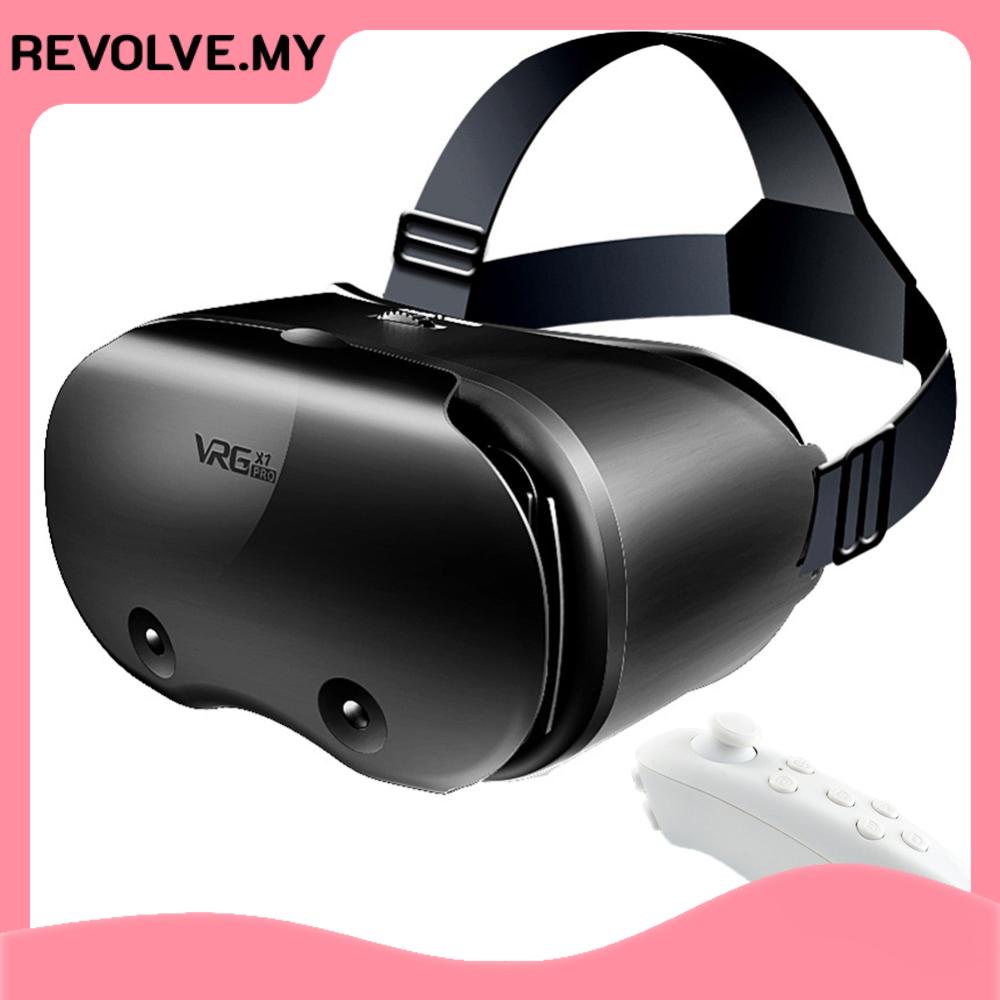 VRG Pro X7 3D VR Headset Virtual Reality Glasses Helmet with Controller