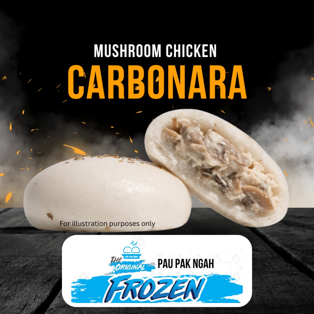 (PAU PAK NGAH) Pau Frozen Mushroom Chichen Carbonara 1Pack/3PCS