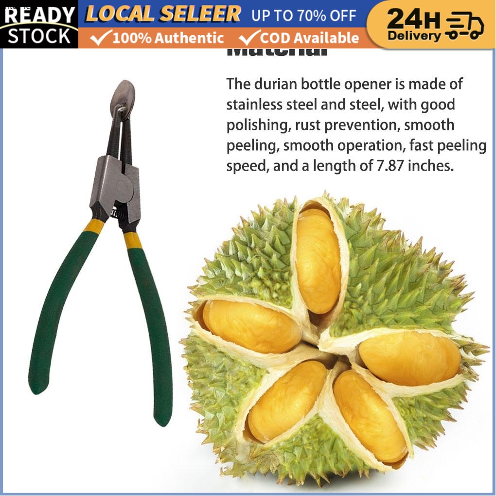Fruit Durian Shell Opener opener tool Clip Metal Durian Peel Breaking Tool for Restaurant