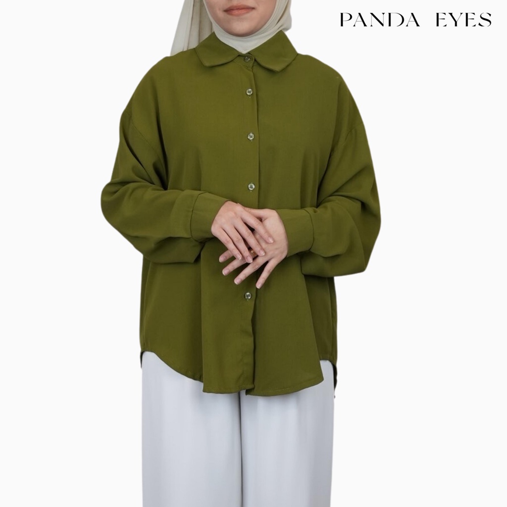 Panda Eyes Solid Kemeja CLO-CNSY618BL