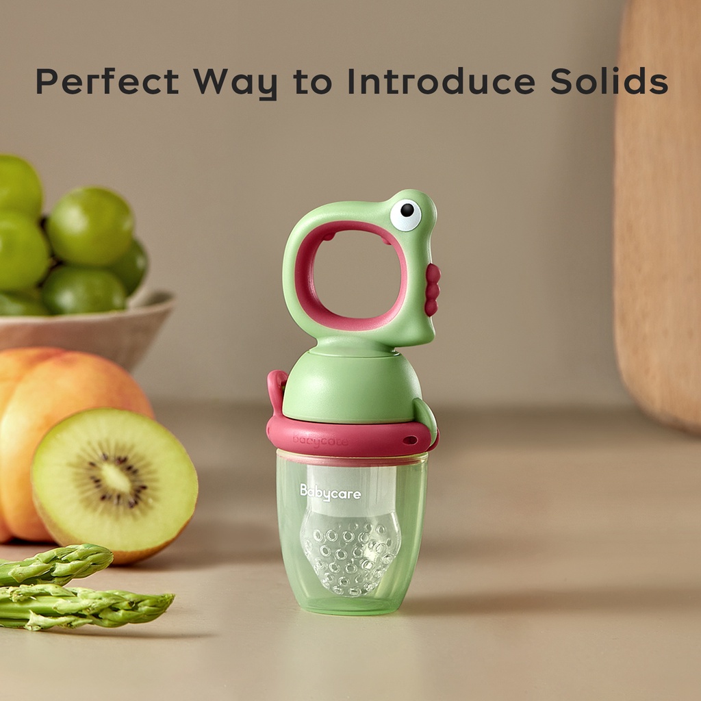 Meal Home Bc Babycare 2pcs Baby Food Feeder Fruit Pacifier S+L Infant Teething Toy Teether - Image 5