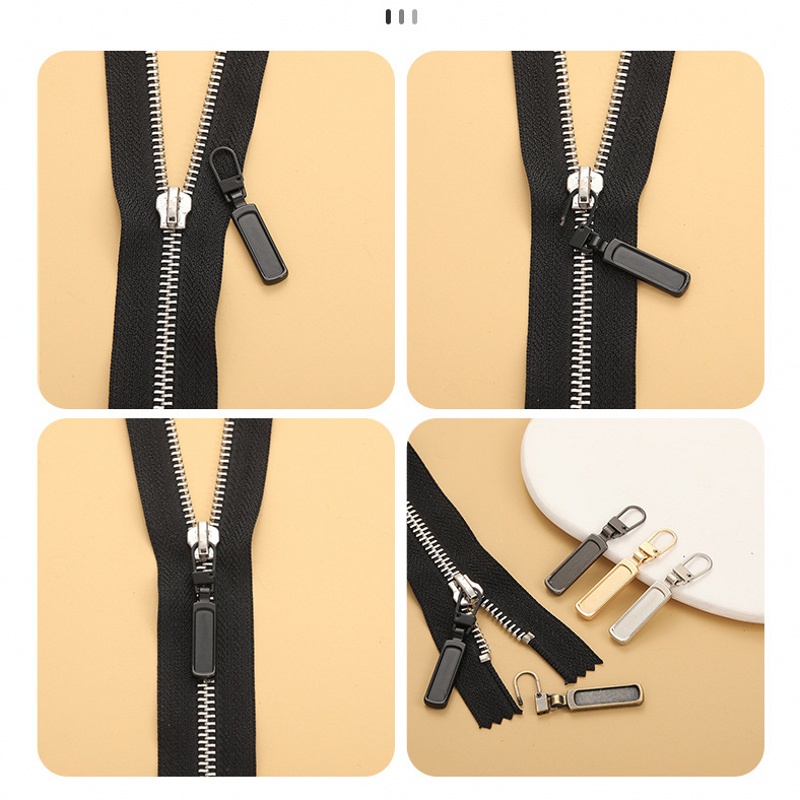 Accessory Outdoor Zipper Pull Tab Pullers Replacement Detachable Craft Sewing Diy Metal Luggage Bags Down Jacket Slid... - Image 2