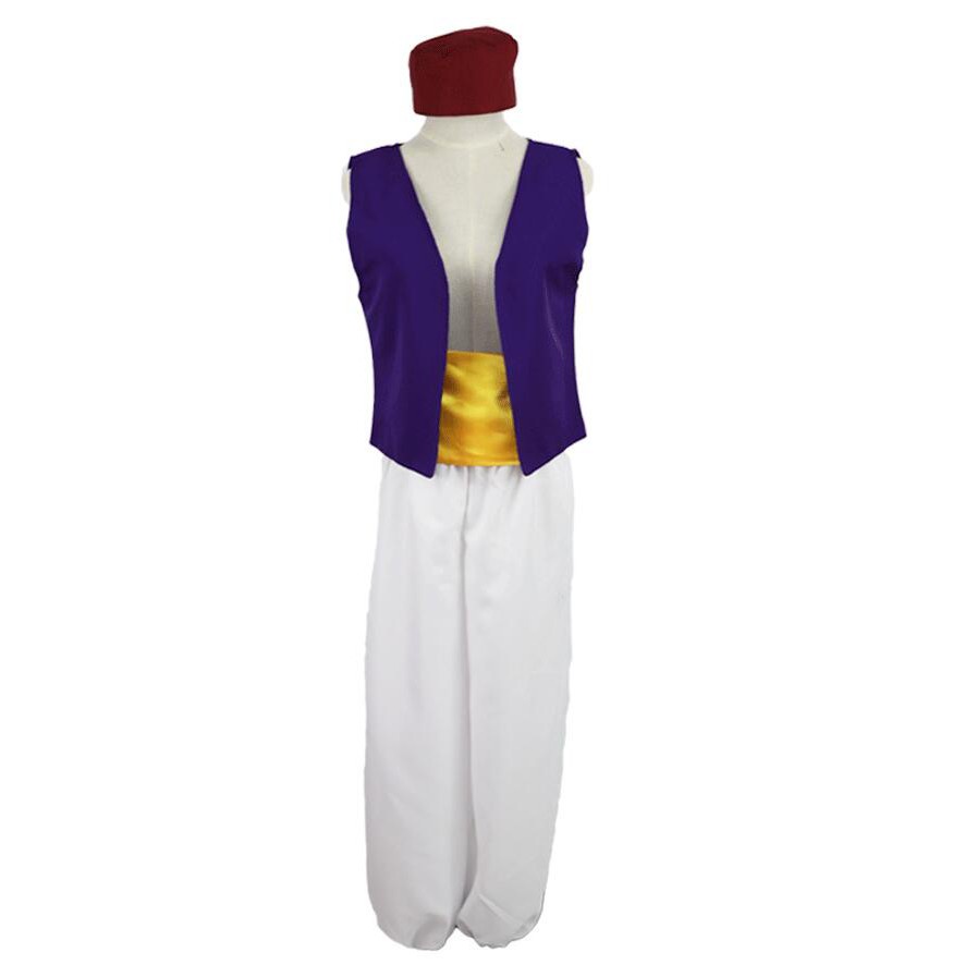 Durable Multi Halloween Adult man Party Costumes Movie Aladdin Costume Cosplay Prince Outfit Adam Arab Fancy Dress Es... - Image 5