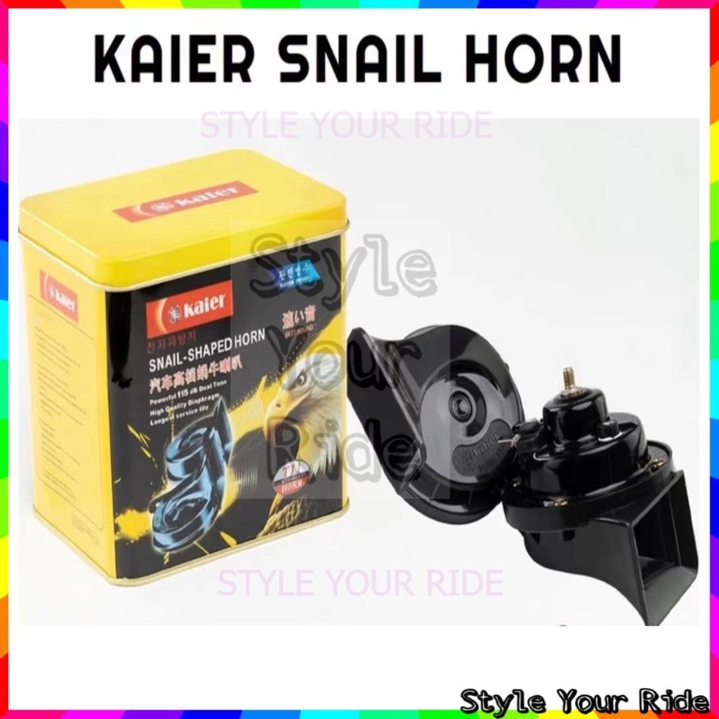 KAIER CAR KERETA MOTOR MOTORCYCLE HORN BM HORN SUPER LOUD HORN(KAIER HN-T11)  HIGHEST VOLUME