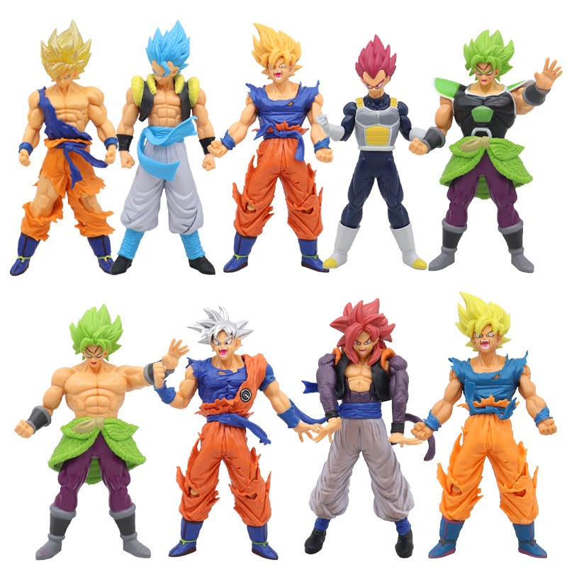 Purpose Versatile Dragon Ball figures Gouku Vegeta Broli Multi Role Optional Super Saiyan Animation model toys - Image 2