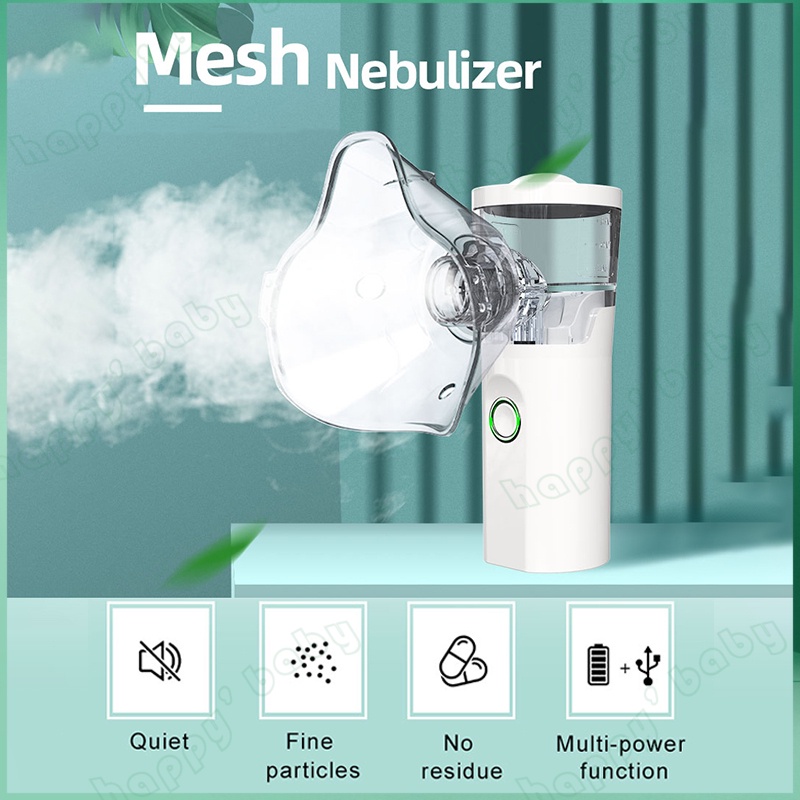 Portable Nebulizer Machine for Kids & Adult Asthma Inhaler Atomizer Spray Inhaler Asthma Mesh Asthma Machine Nebulizer雾化