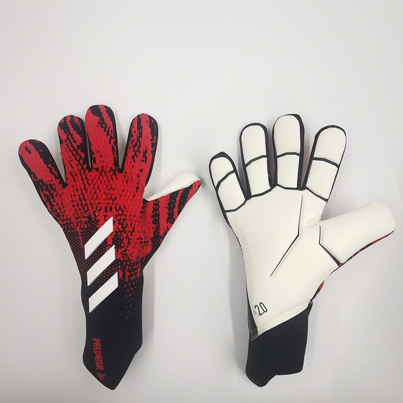 Reliable Versatile Predator 2021 New Latex Goalkeeper Gloves No Finger Guards Thickened Football P - Image 3