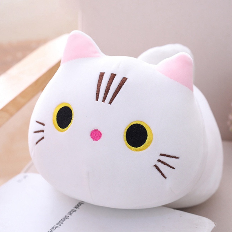 Must Durable Cartoon cat pillow cute round eye kitten doll girlfriend present plush toys Quality Have - Image 3