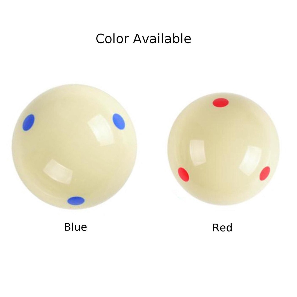 Must Multi Standard Billiard Ball 57.2MM Blue 6 Dot Spot Pool Practice Training Cue Oz 2 1/4" Indoor Entertainment Eq... - Image 4