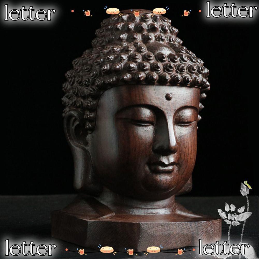 1PC Color Decorative Figurine Buddhism Ornament Hand Carved Buddha Statue