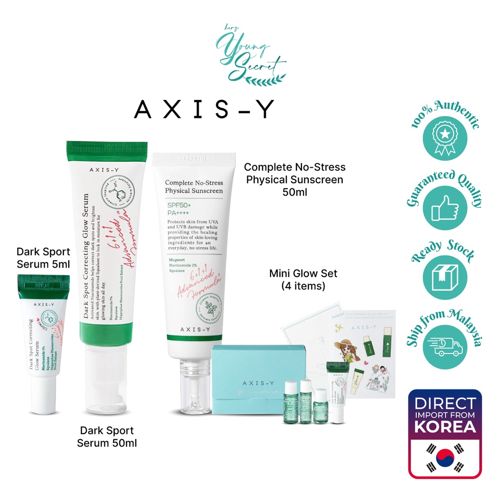 Axis-Y Dark Spot Correcting Glow Serum 5ml / 50ml