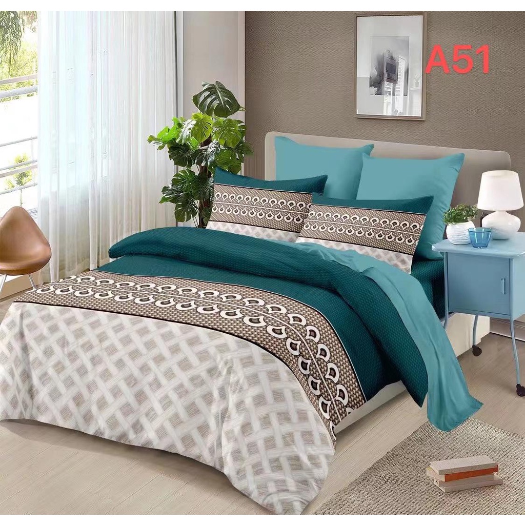 YANASEN  KING/QUEEN SIZE  SET CADAR  7in1 SELIMUT BERCORAK