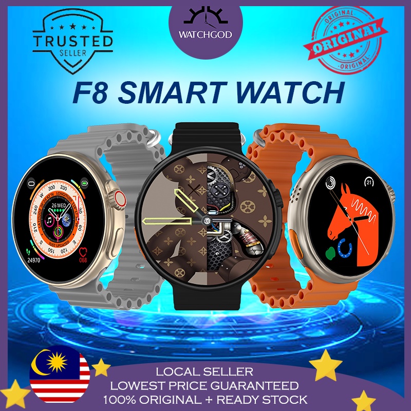 [🔥HARGA BORONG🔥] F8 Smart Watch Fitness Tracker Digital Heart Jam Tangan Wanita Lelaki Watch Men Women Watches