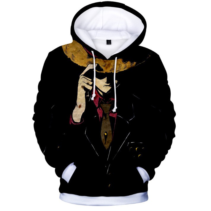 Quality Have 【Hot】 One Piece 3D Printing Men's Casual Hooded Hoodie Sweater Jacket Luffy Coat Japanese Anime Cosp... - Image 2