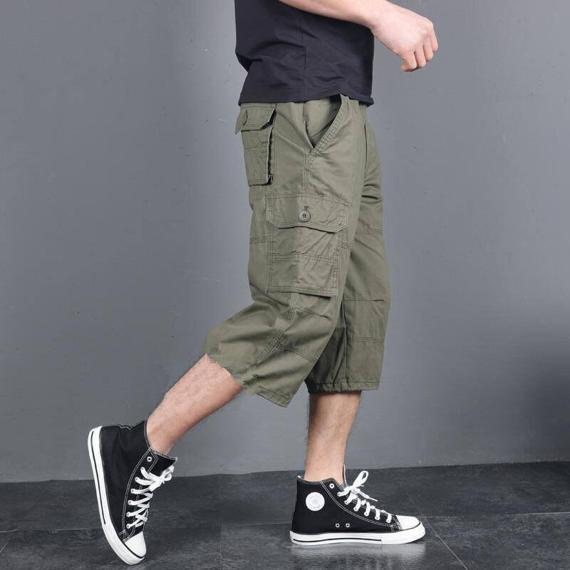 Reliable Premium Seluar pendek lelaki short Pants Men's Outdoor Casual shorts cotton Multi-pocket Cargo Pant loose me... - Image 4