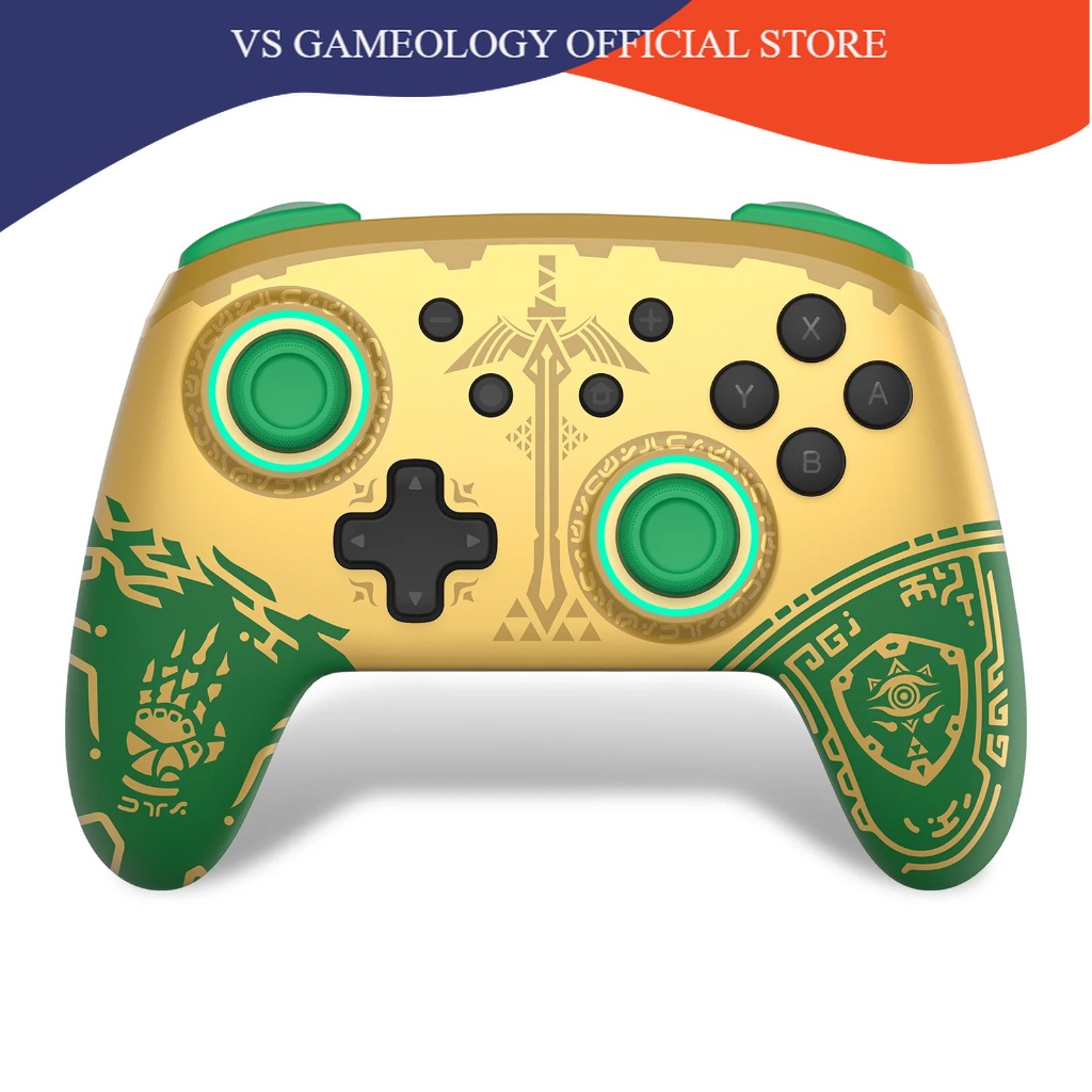 (READY STOCKS) IINE 良值 NSW Nintendo Switch Pro Wireless Controller (Pokemon, Splatoon, Zelda)