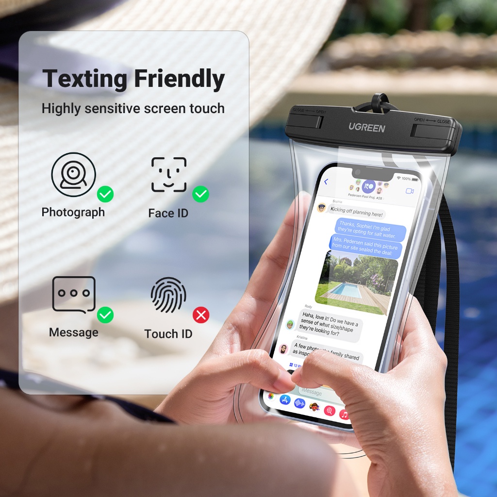 Purpose Multi UGREEN Waterproof Phone Pouch Case Reliable - Image 2