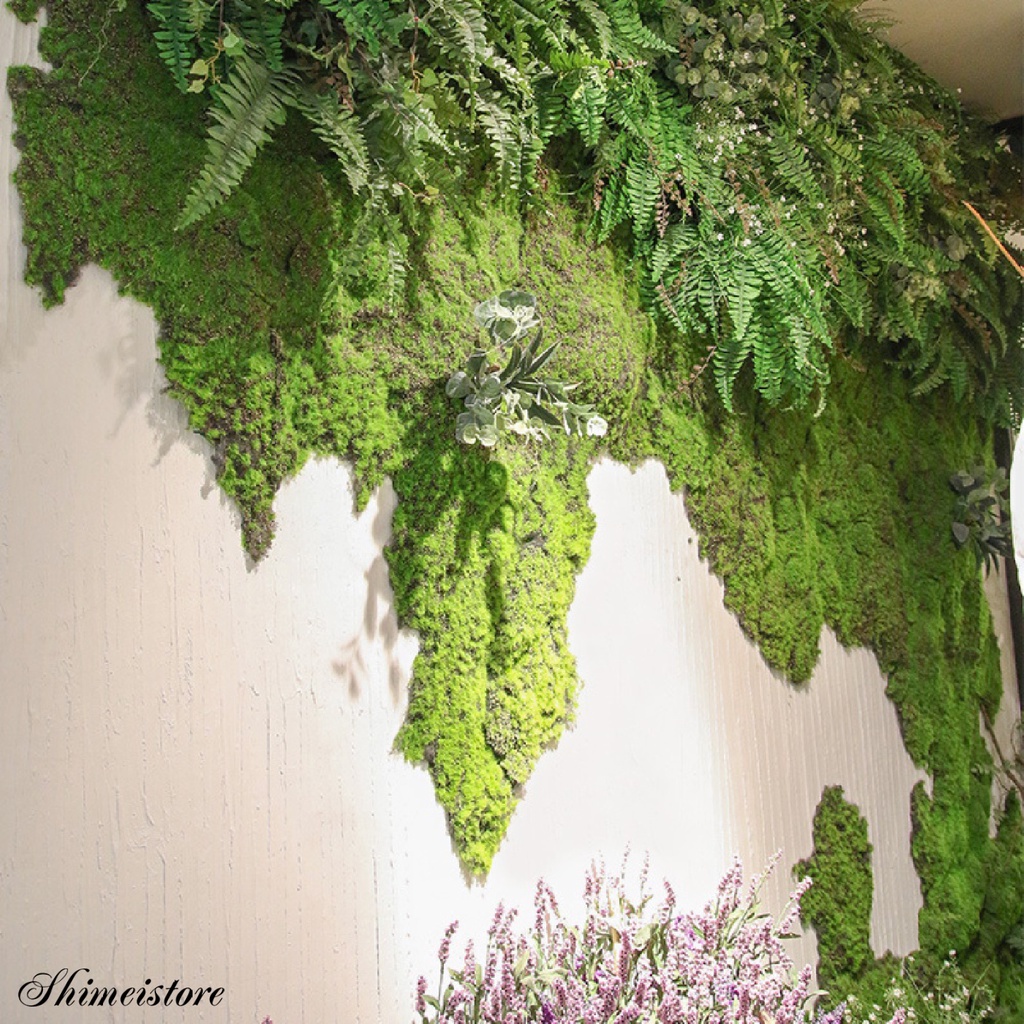 WINDYCAT Fake Grass Foldable Beautiful Natural Artificial Moss Grass for Living Room