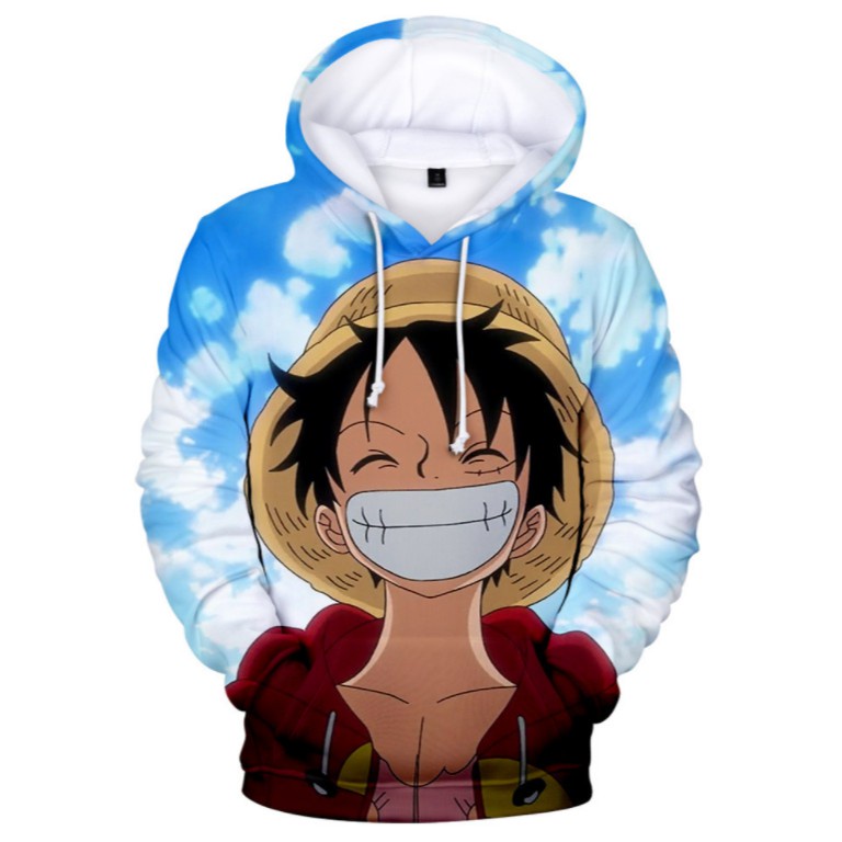 Quality Have 【Hot】 One Piece 3D Printing Men's Casual Hooded Hoodie Sweater Jacket Luffy Coat Japanese Anime Cosp... - Image 4
