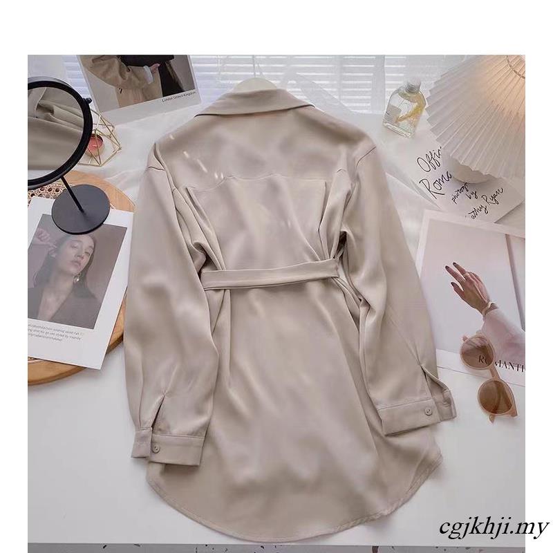 Versatile Quality DUOFAN Blusas Mujer De Moda Tops Female Tunic Lapel Shirts Long Sleeve Chic Niche Design Lace-up Wo... - Image 3