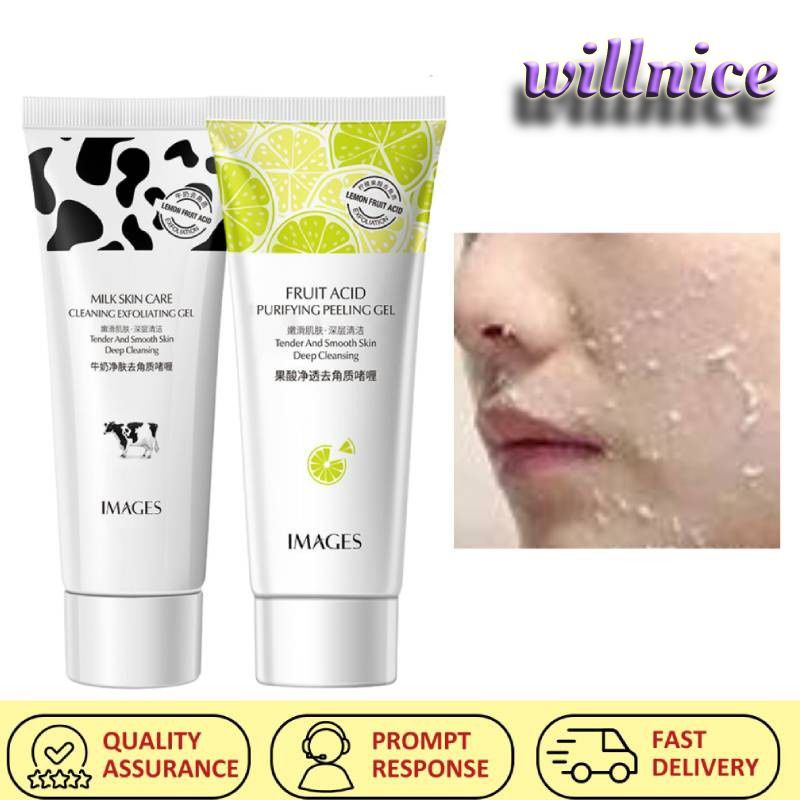 Fruit Acid Purifying Peeling Gel Facial Scrub Images Exfoliating Gel Gosok Pengelupasan Kulit Muka #74 NICELIFE