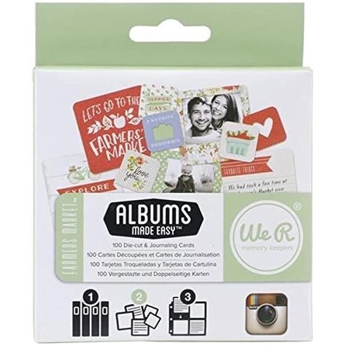 We R Memory Keepers - Albums Made Easy Journaling Cards - Farmers Market