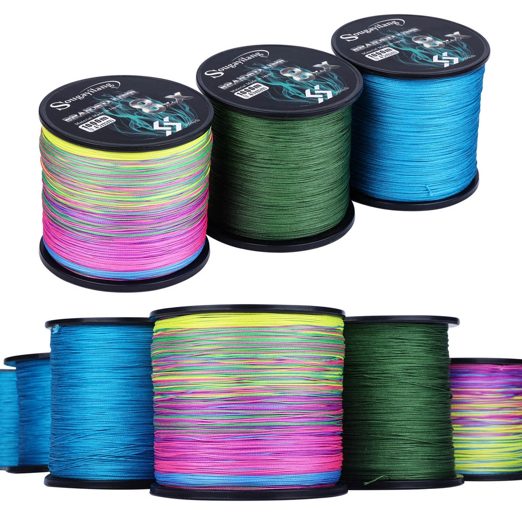 Super Strong Nine-Strand Pe Braided Fishing Line - Colorful (300M)