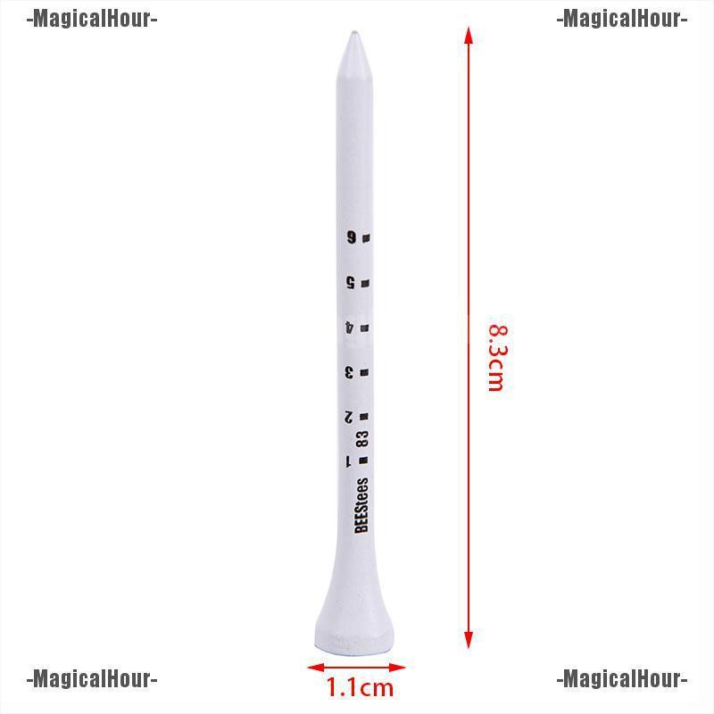 PT# Sports&Fitness  50PCS Professional Golf Tees 83mm White Golf Wood Tee Scale Golf Tees