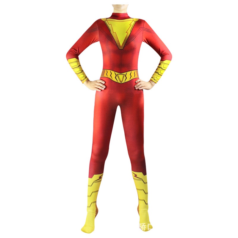 Purpose Reliable Leiting Shazan Movie Suit Jumpsuit Captain Magic Billy Bartson Battle cosplay Quality - Image 5