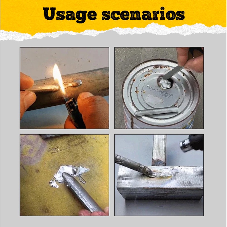 Premium Purpose 【EASY USE】Powder Cored Aluminum Welding Rod Lighter Low Temperature Easy Melt Ro Reliable Essential