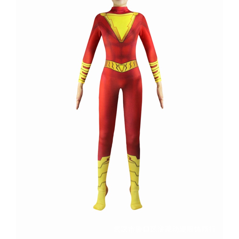 Purpose Reliable Leiting Shazan Movie Suit Jumpsuit Captain Magic Billy Bartson Battle cosplay Quality - Image 4
