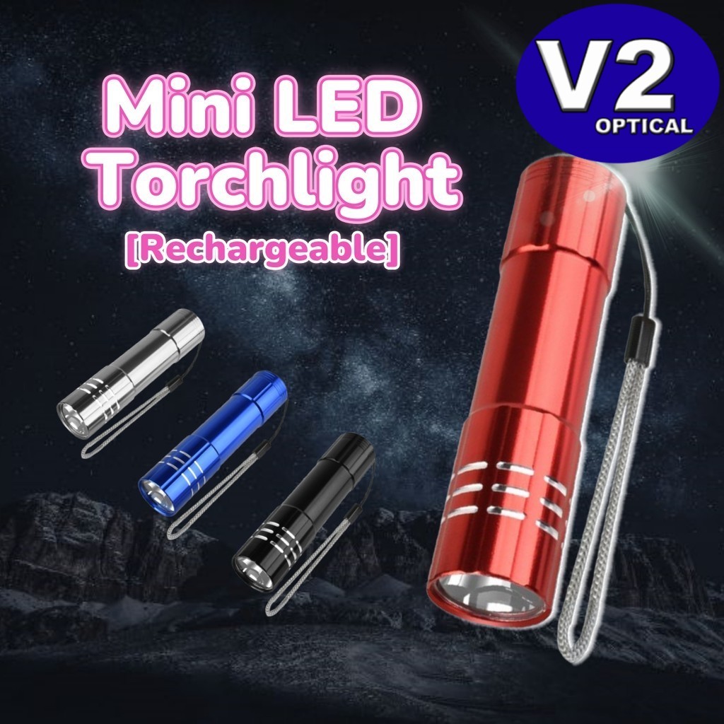 Mini LED Torch Light USB Rechargeable Flashlight Portable Outdoor Camping Hiking Tactical Torch Light Flash Lamp