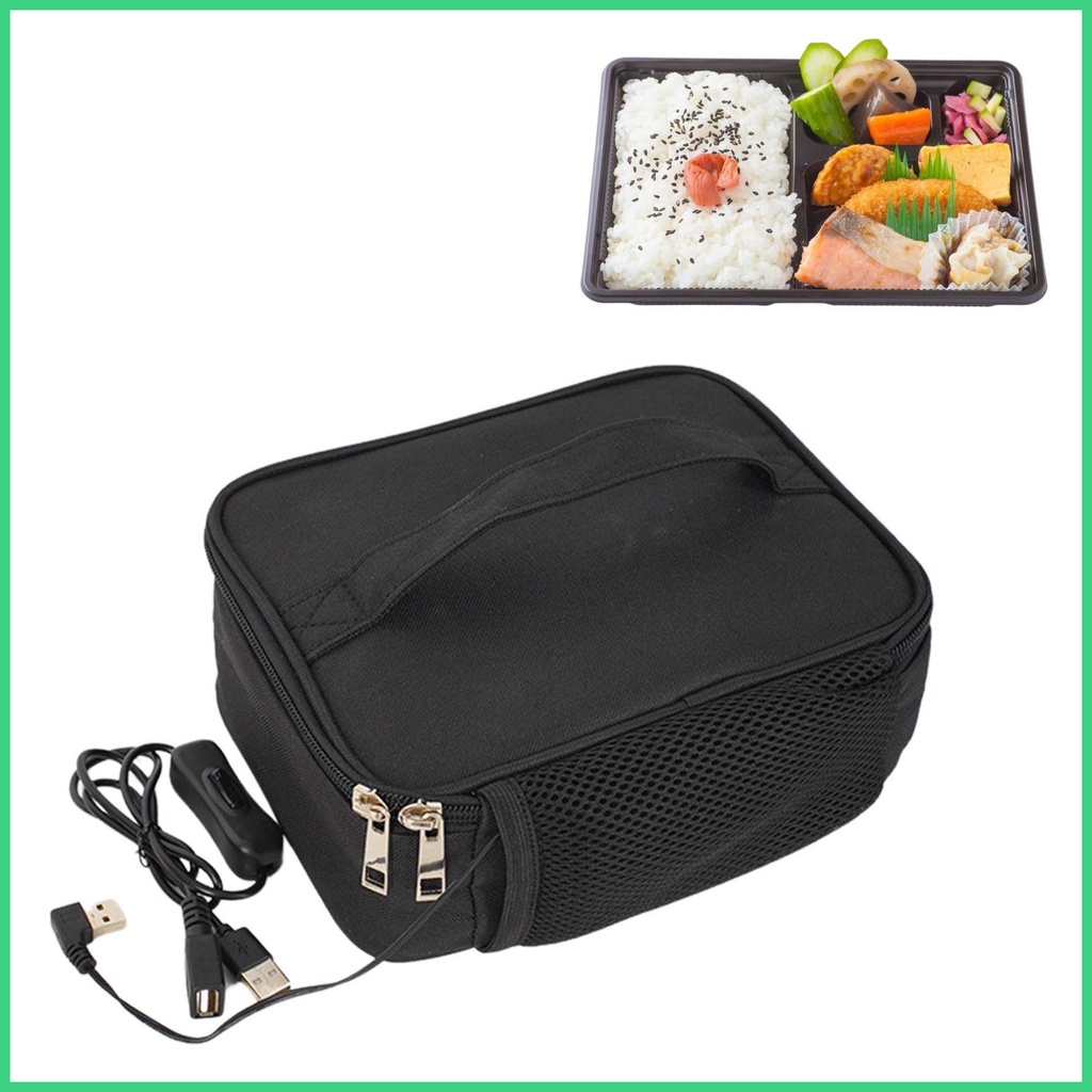 Food Warming Tote USB Food Warmer And Heater Lunch Warming Tote For Office Travel Portable Heating Bag With USB dimmy