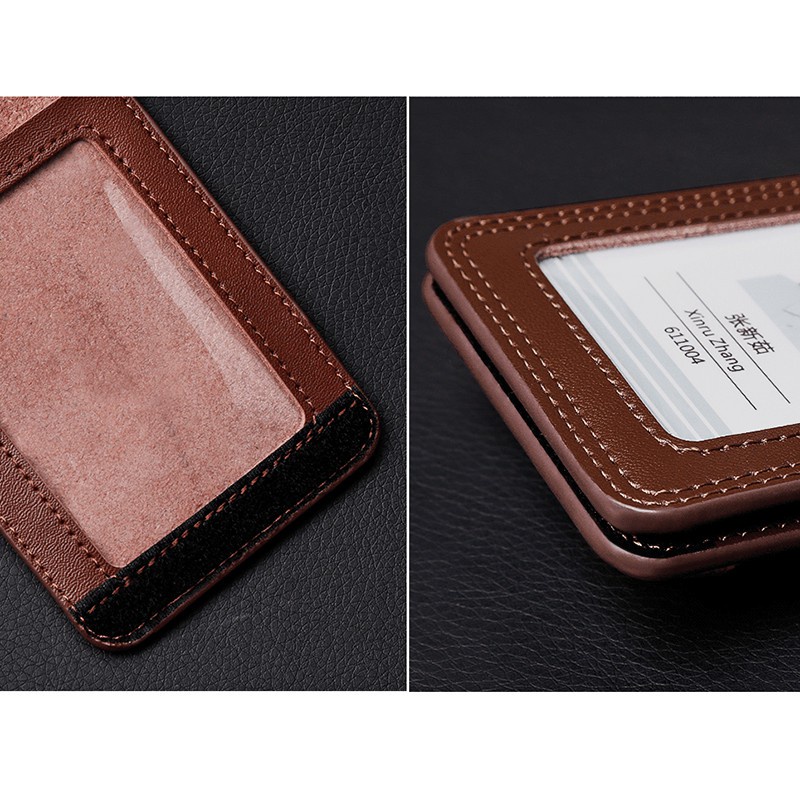 Must Have Leather Badge Holder Kad ID Premium Reporter Security Military Style Purpose - Image 4