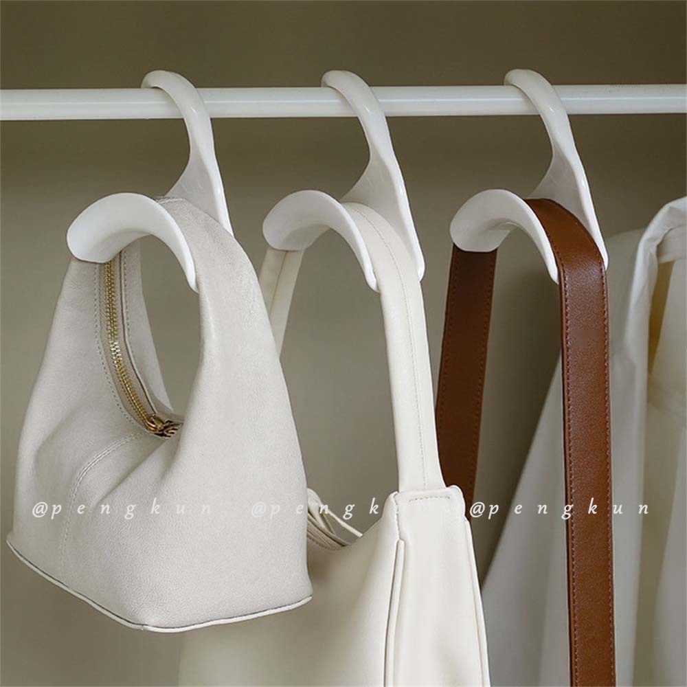 Won't Let Bags Deformed Hooks Arch Bag Storage Hangers Wide Mouth Practical Wardrobe Hanging Korean Style Simple Anti-Crinkle Belt Tie Silk Scarf Hat Rack