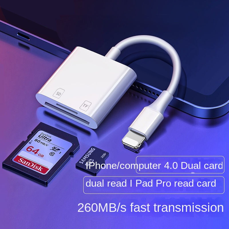 Durable Quality Card Reader sd Suitable Iphone Canon Nikon Slr Camera TF Memory All-In-One Universal - Image 3