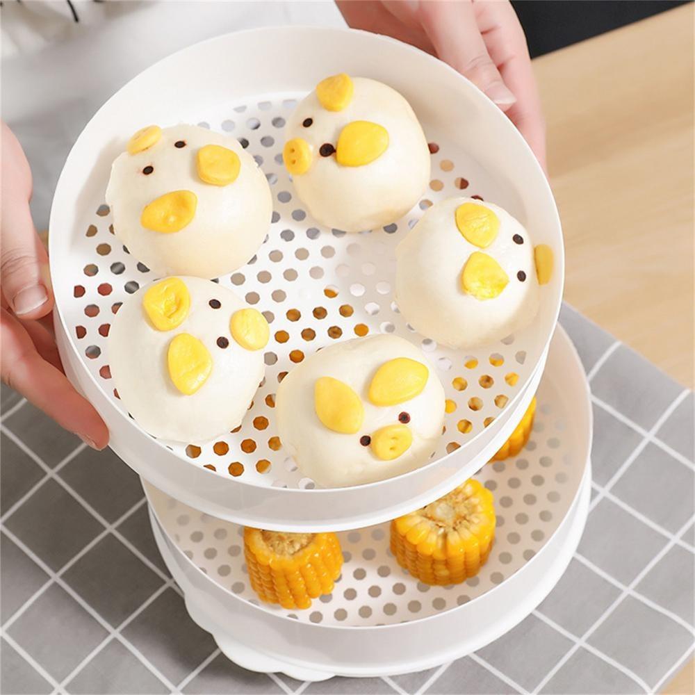 Meal Utensil LAN Oven Steamer Microwave Food Steamed Dumpling Rice Cookware Lid Cooking Container - Image 4