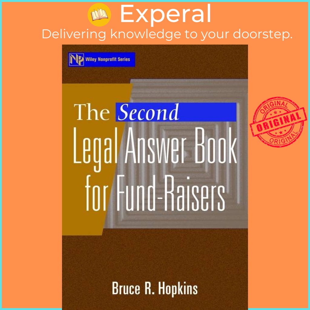 [English - 100% Original] - The Second Legal Answer Book for Fund-Raisers by Bruce R. Hopkins (US edition, paperback)